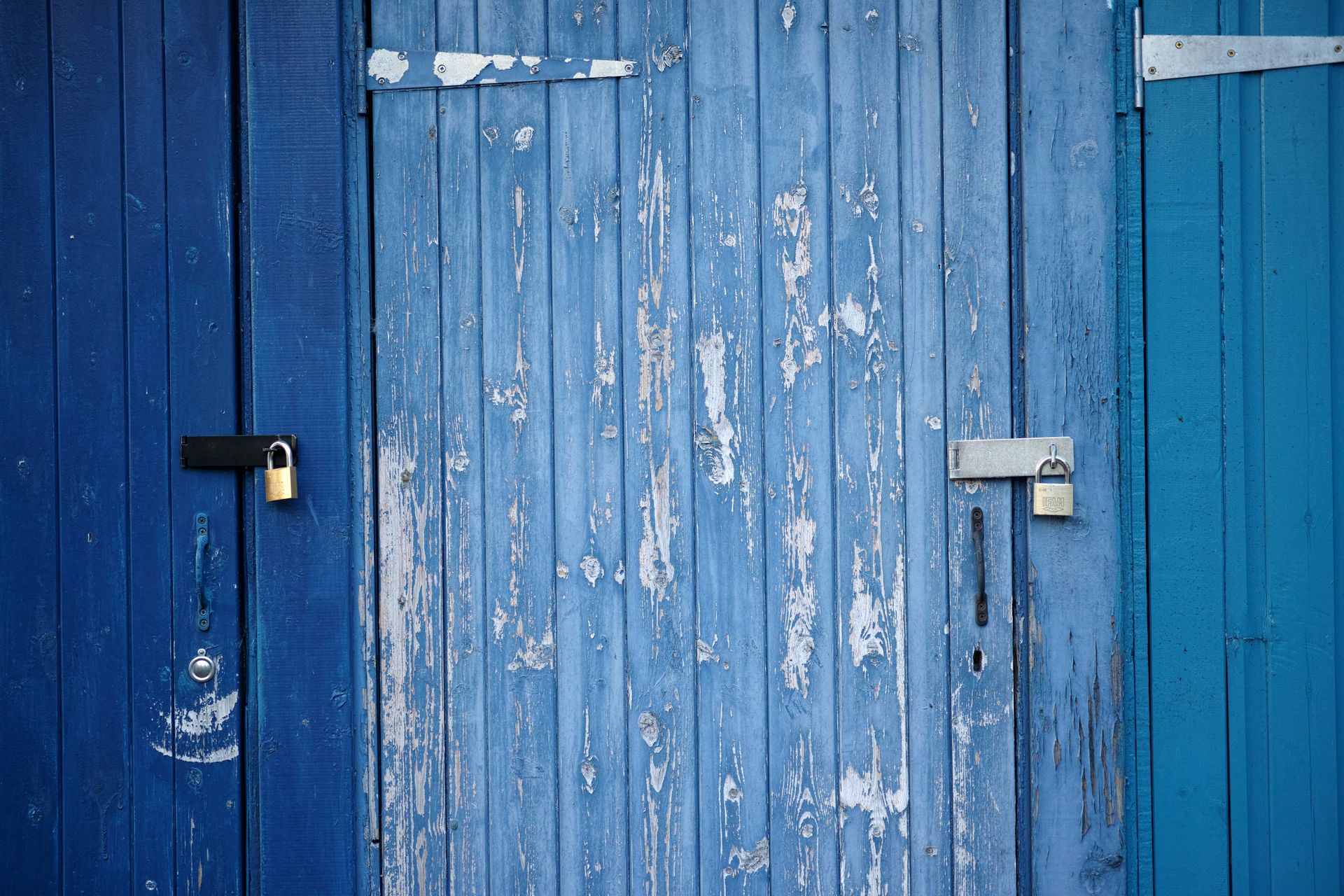 A locked door