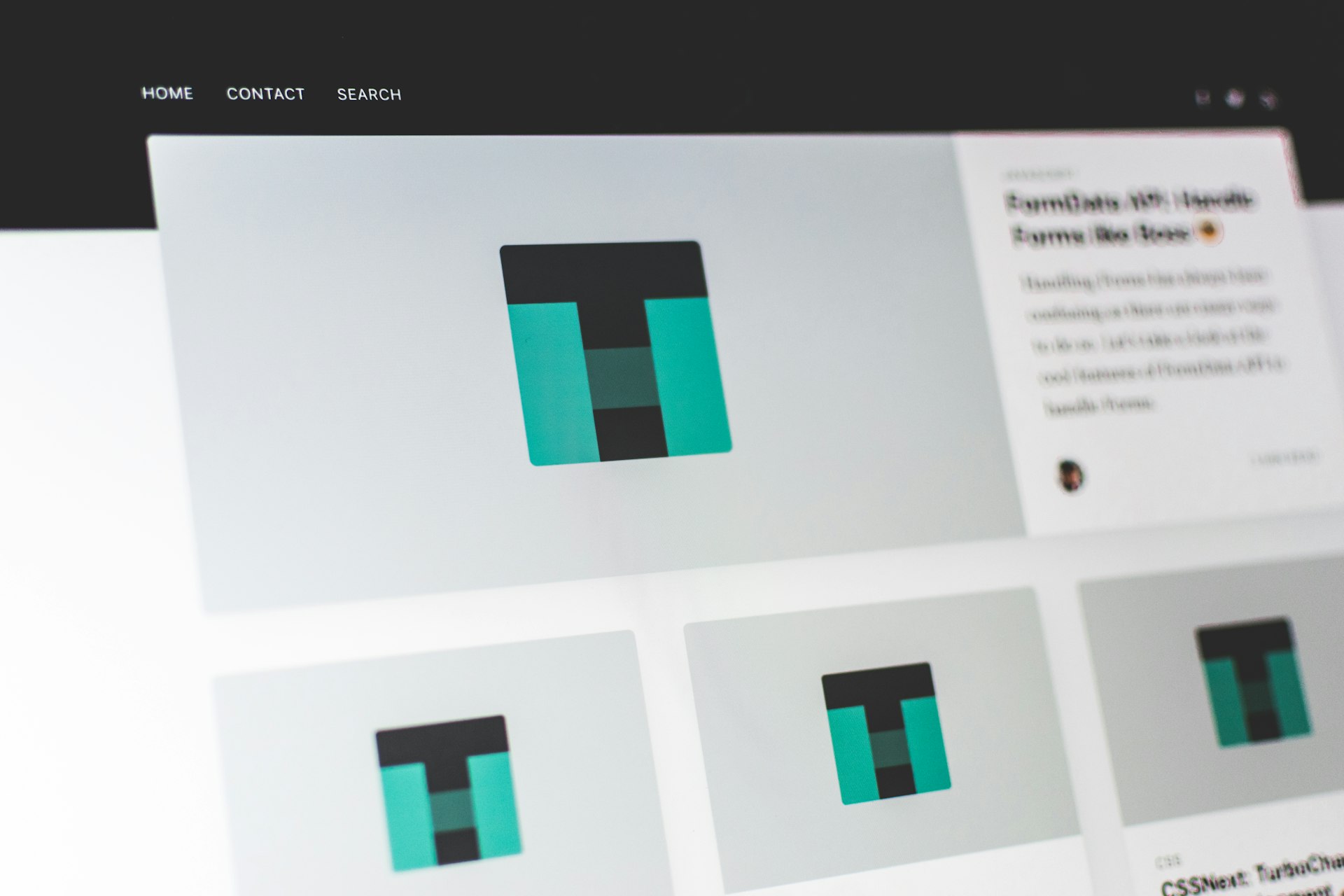 A decorative divider image on a web page