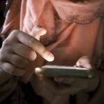 A scrolling feed on a smartphone