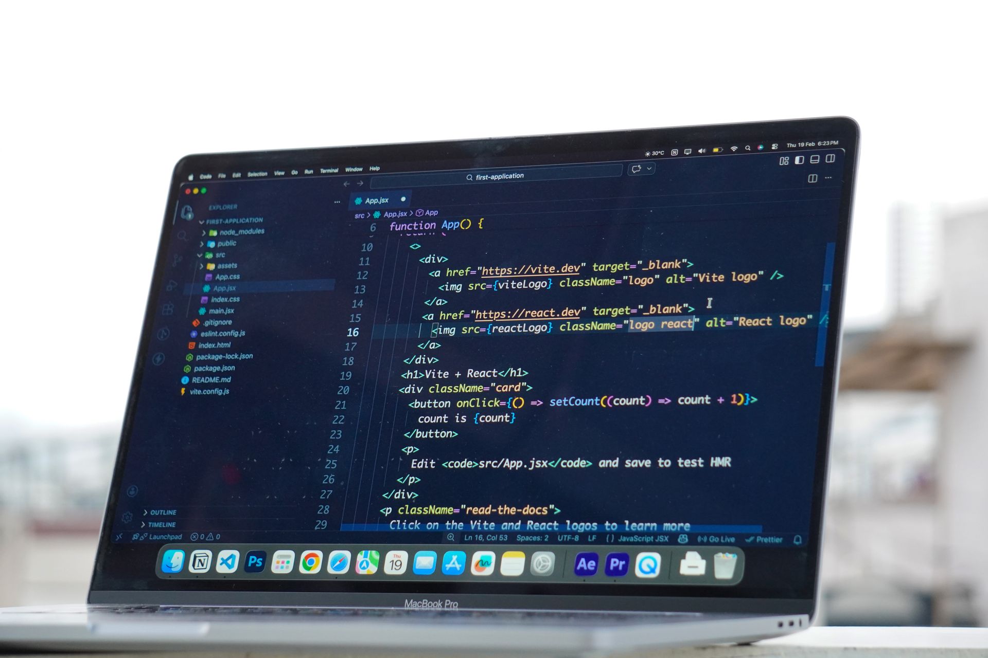 A developer testing a page with JavaScript disabled