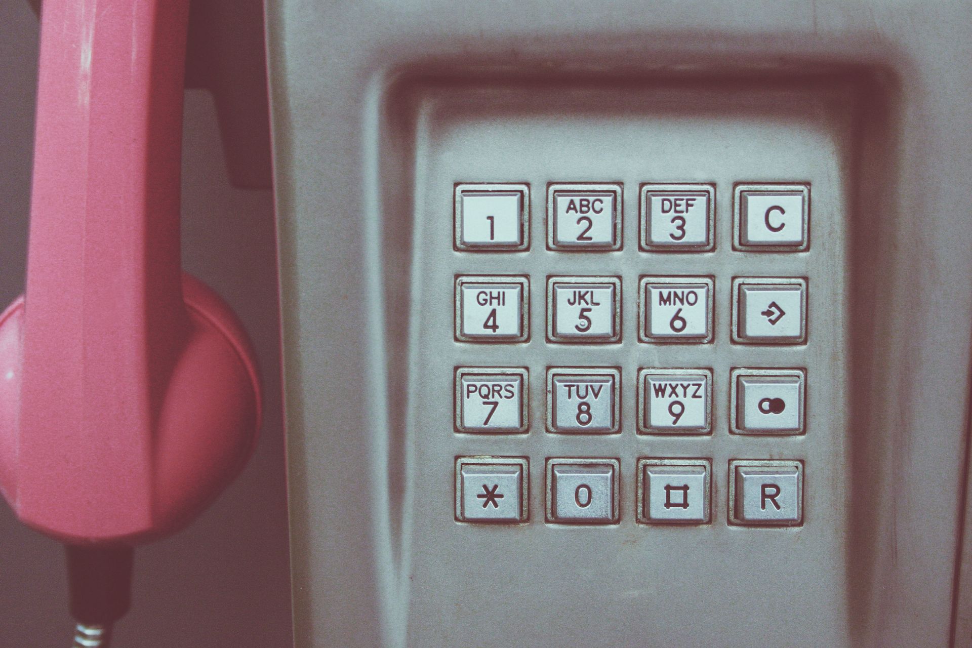 A long list of phone numbers