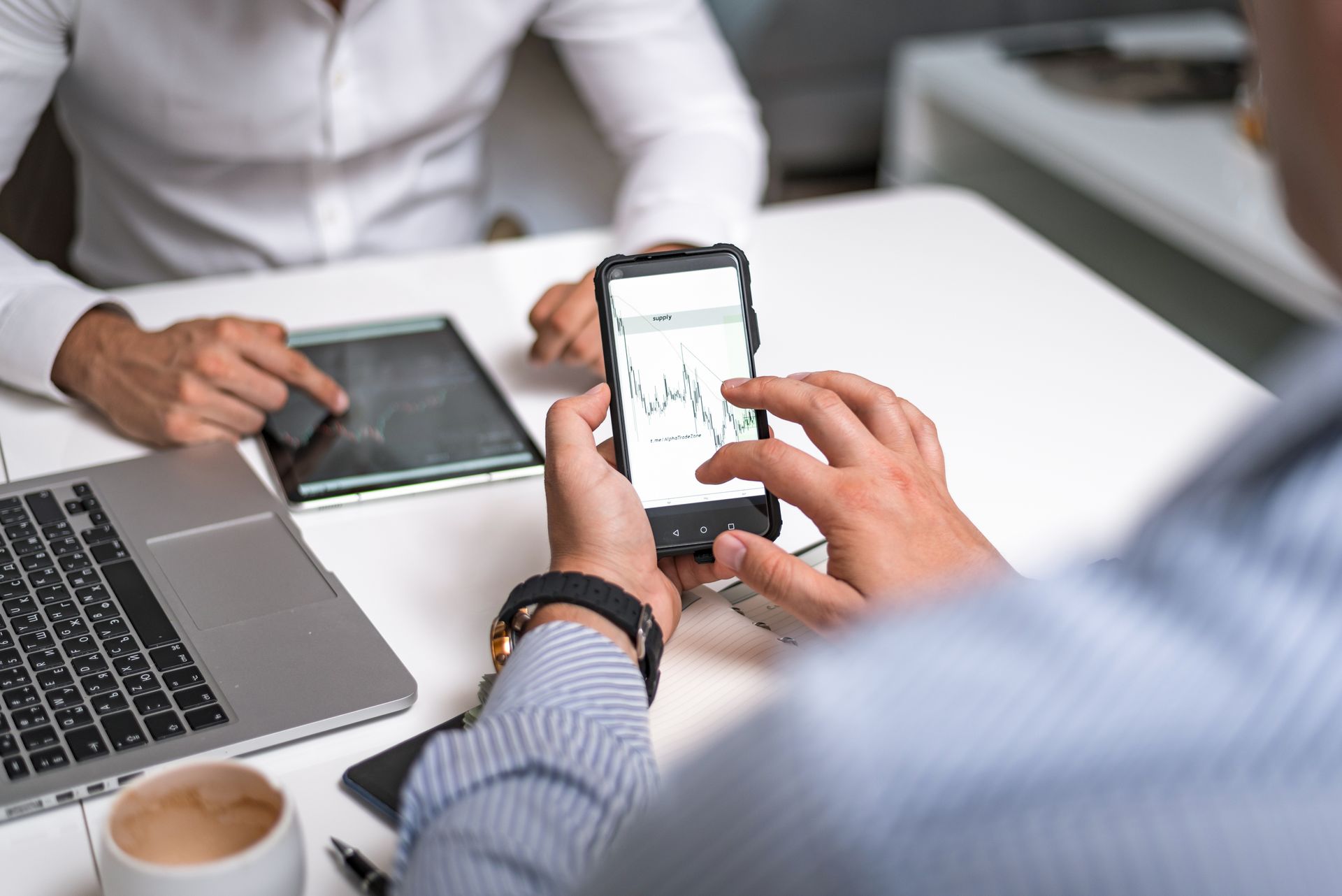 Analytics on a tablet