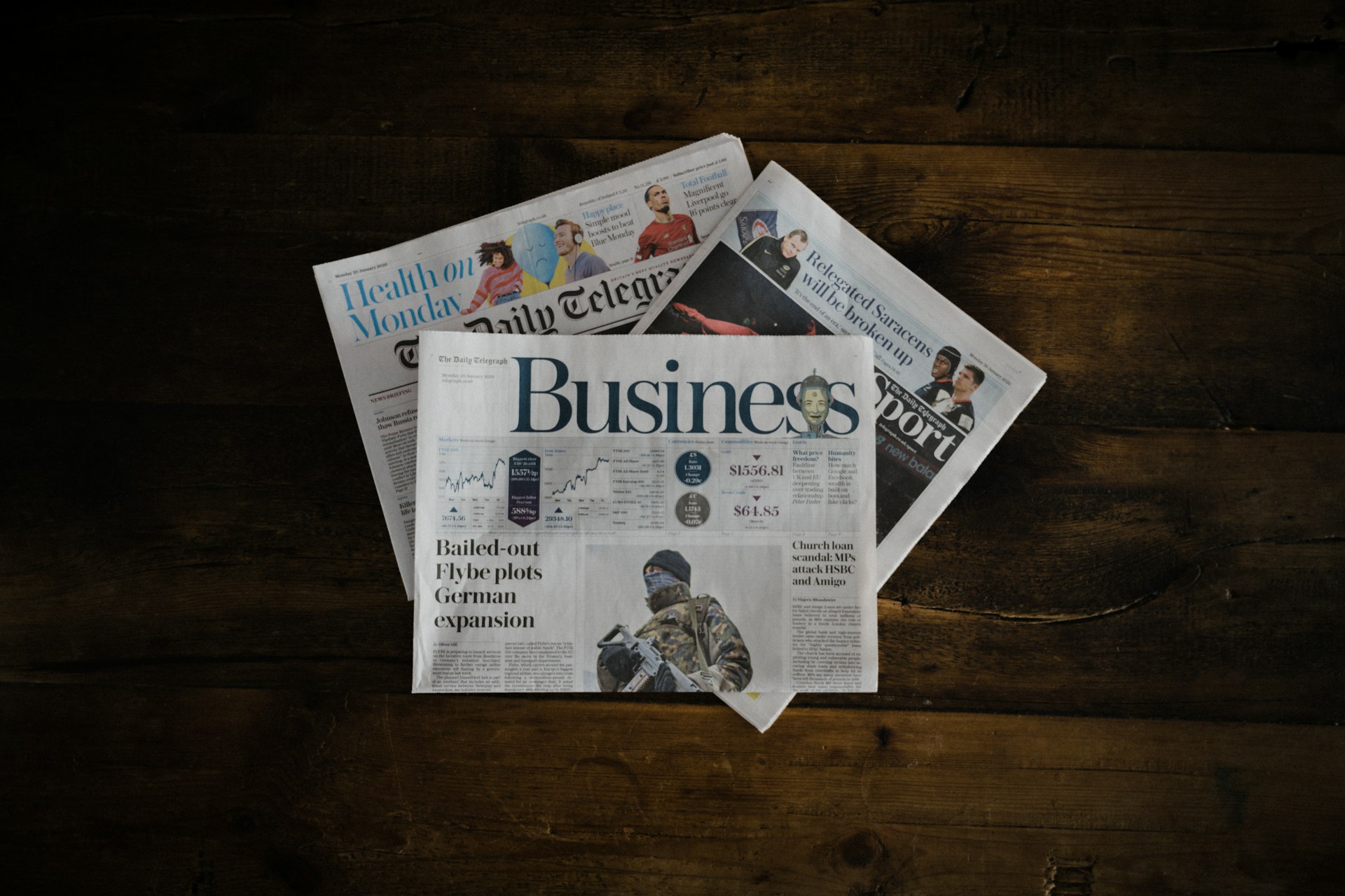 An article mentioning a company without a link