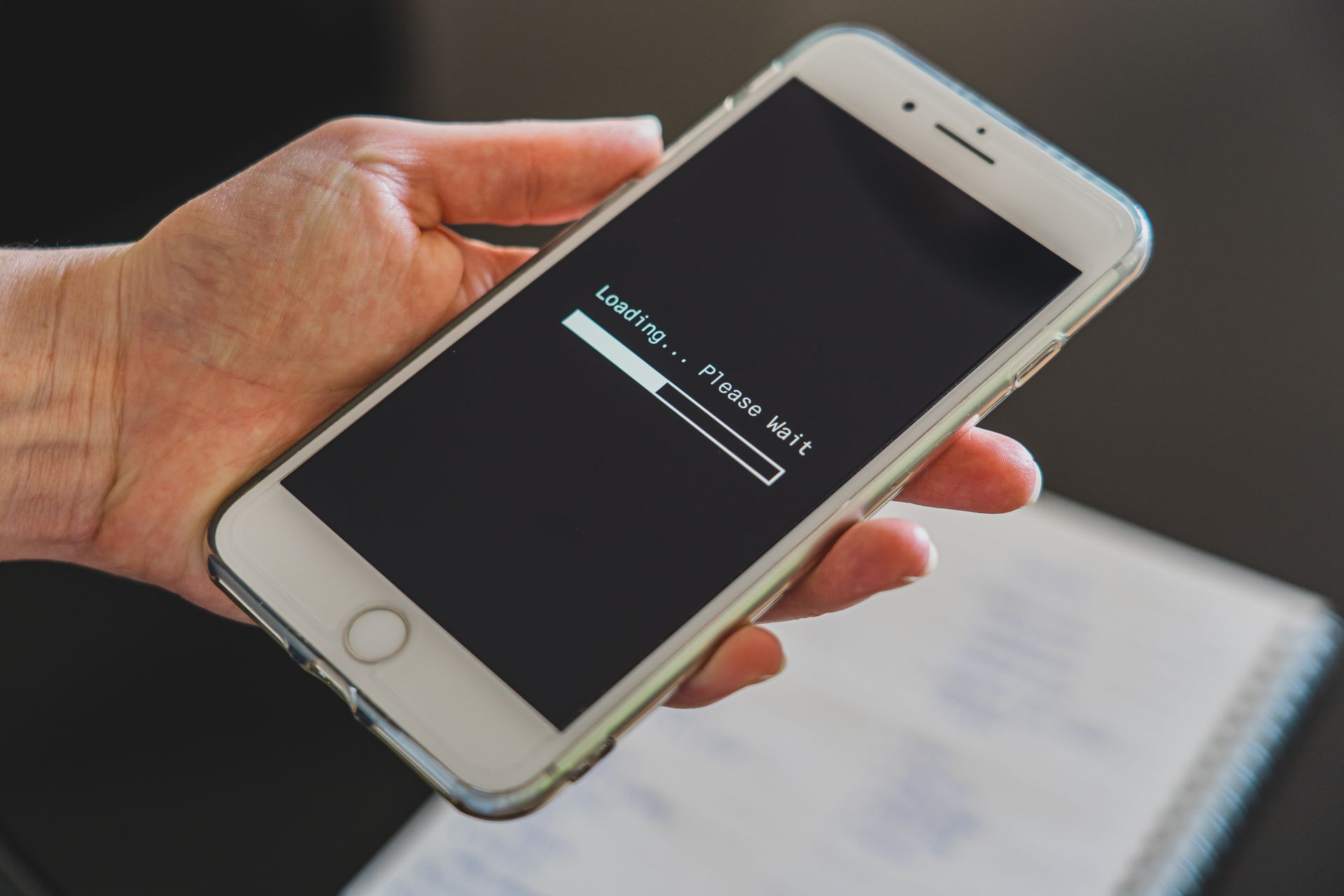 Images loading on a mobile page