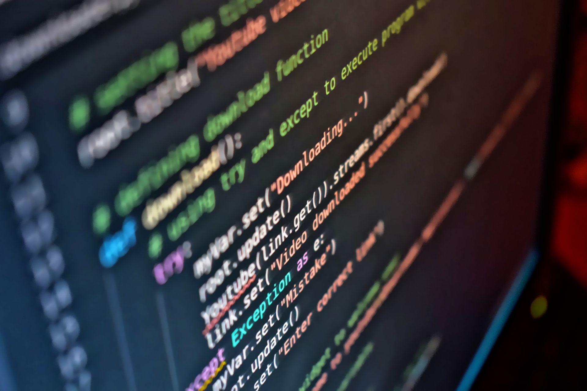 A web developer debugging code