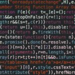 An anchor tag with a rel attribute in a code editor