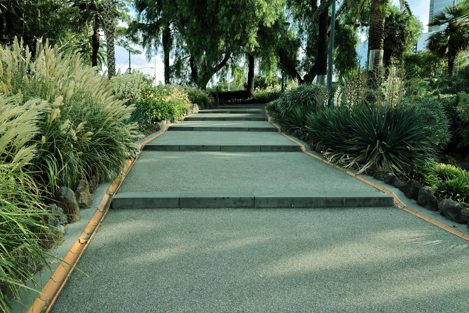 A garden path