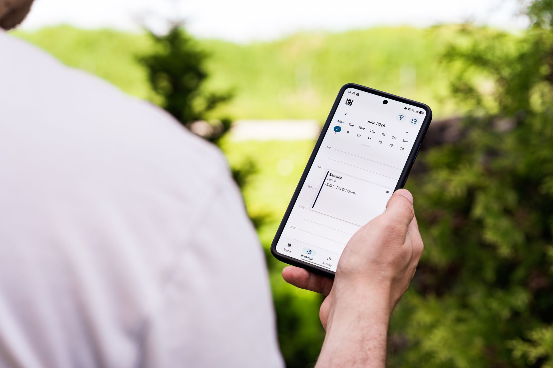 A booking calendar
