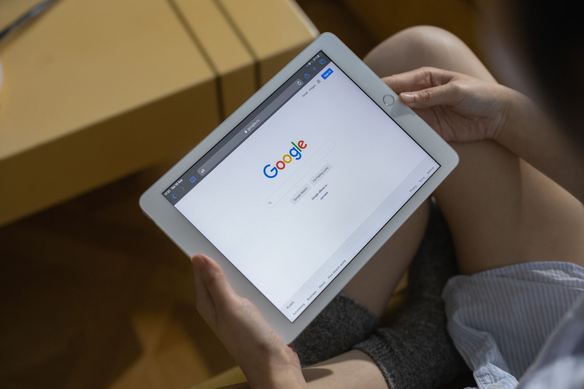 A search returning no results for a site