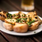 A home-cooked dish on a wooden table