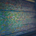 HTML code in an editor on a screen