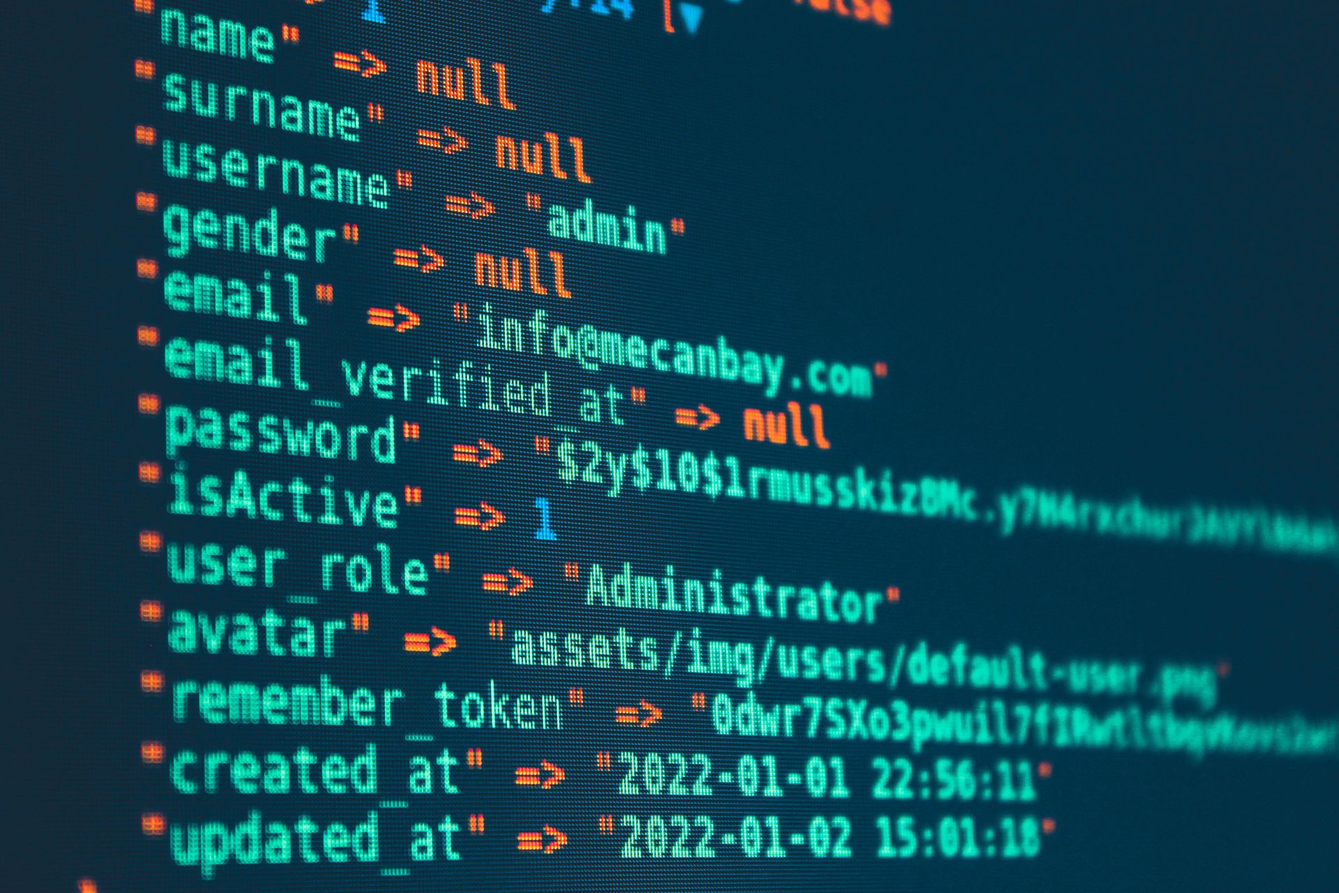 A server log listing crawler user agents