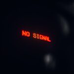 A server error alert on a monitor
