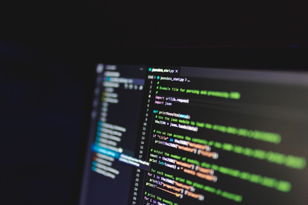 JSON-LD structured data in a code editor