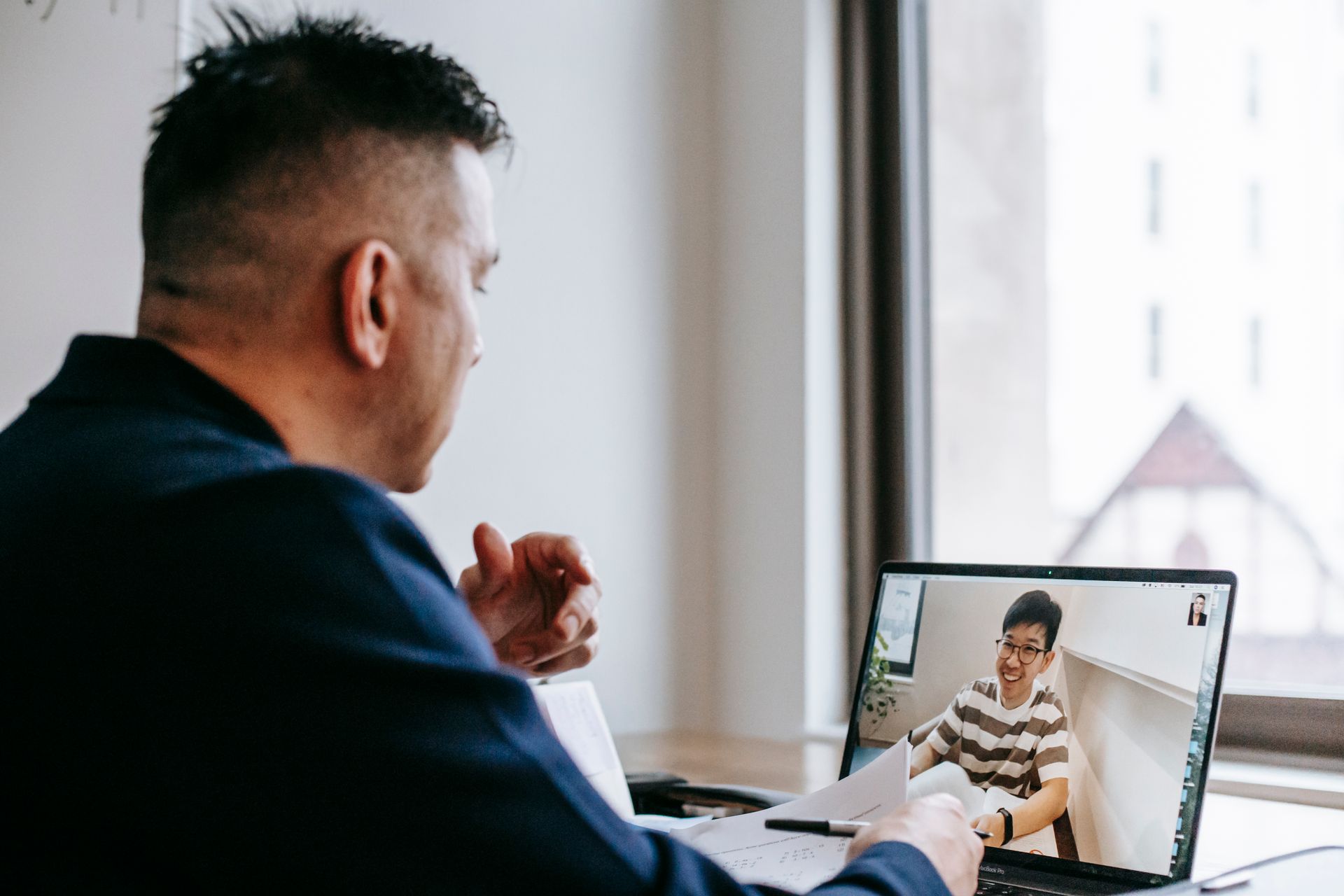 A video call