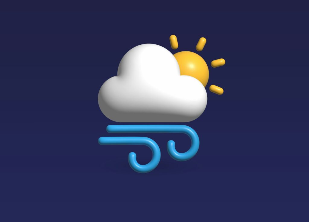 A forecast on a tablet