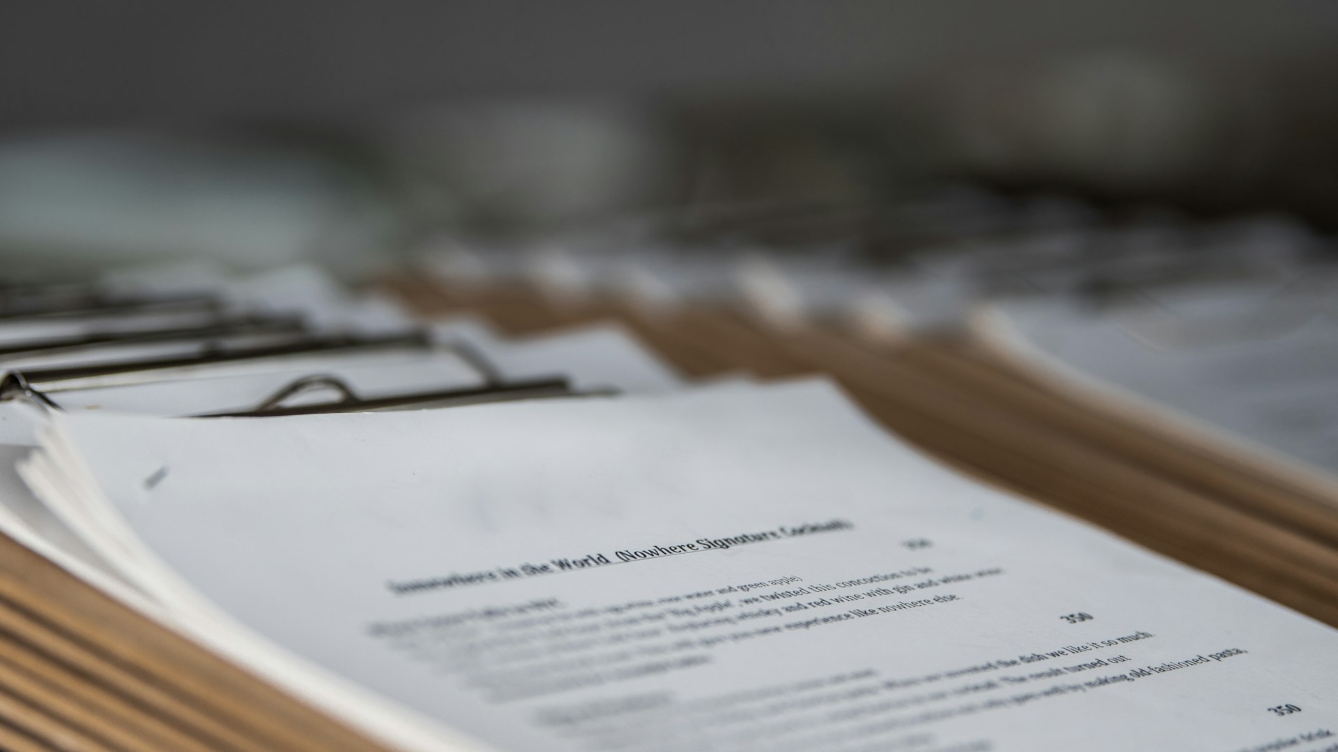 Stacked documents