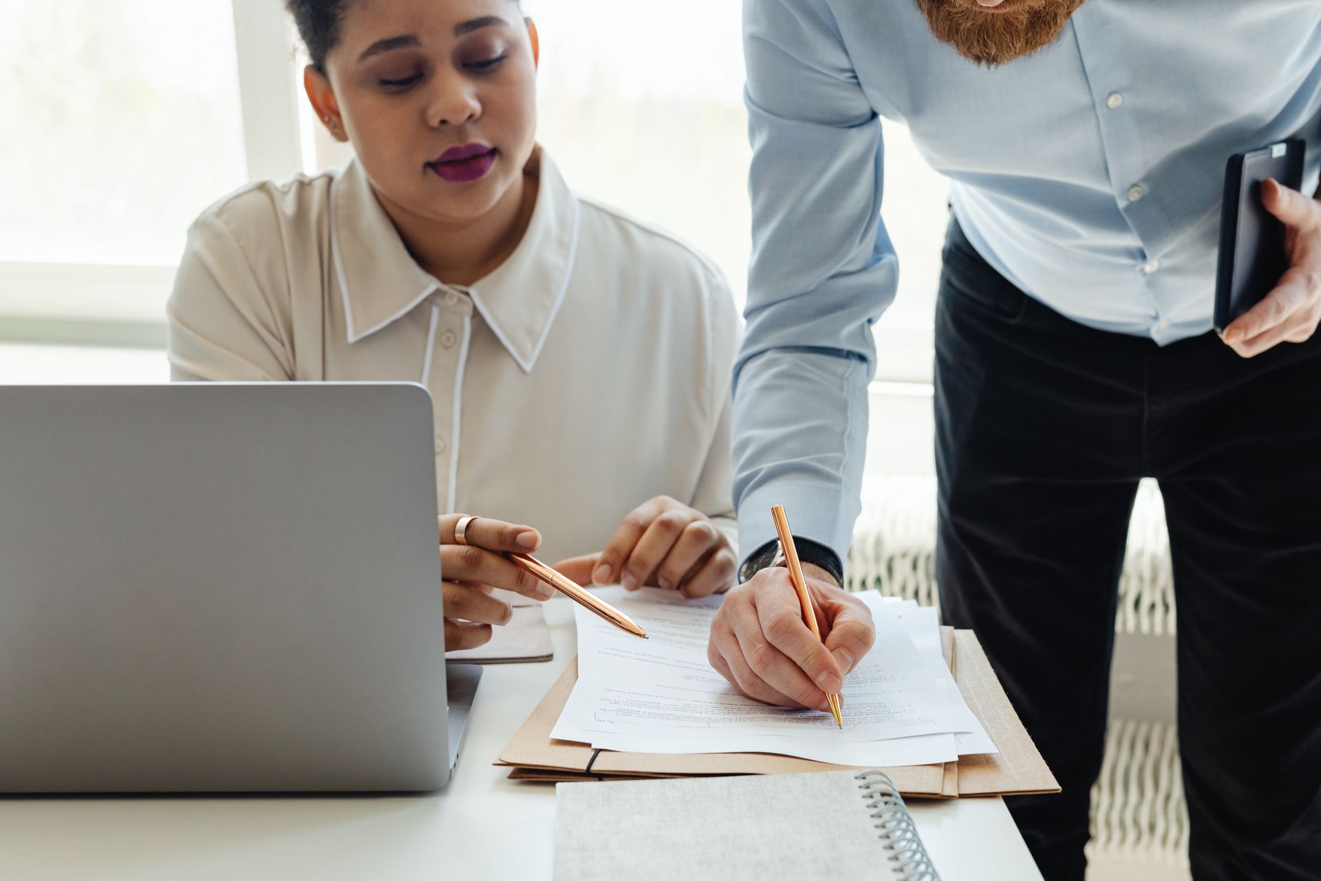 An SEO team reviewing guidance
