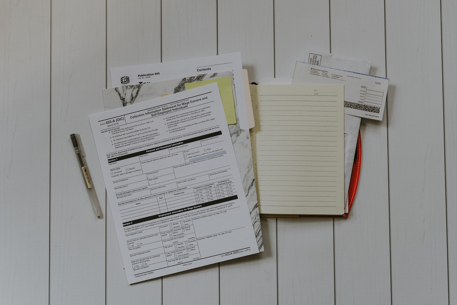 An audit report printout