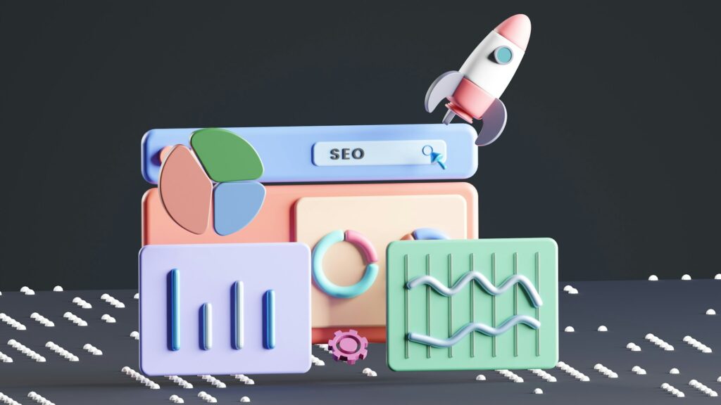 Ads and organic results on a search page