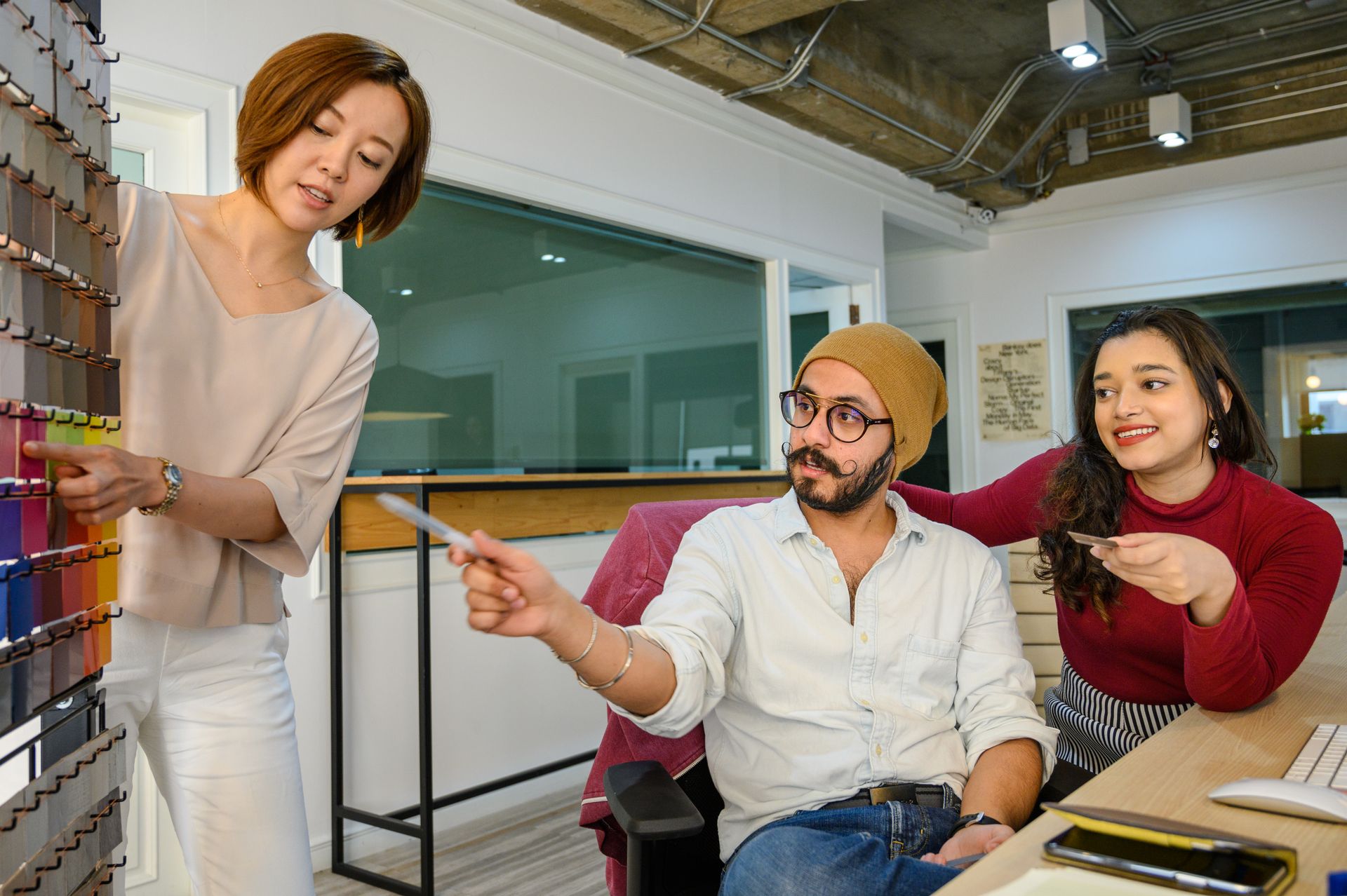 A team choosing a framework