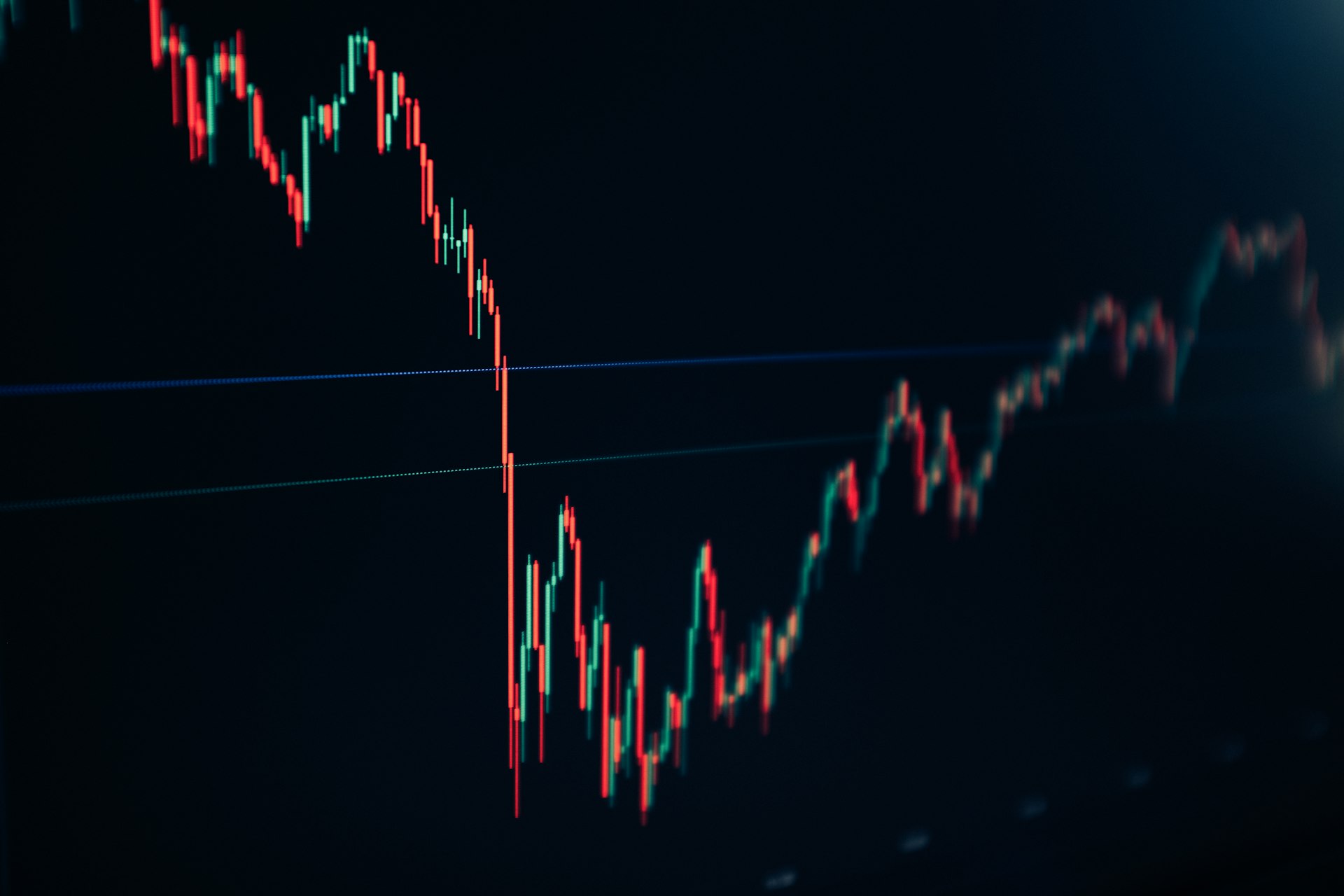 A traffic dip and recovery chart