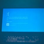 An XML file error on a screen