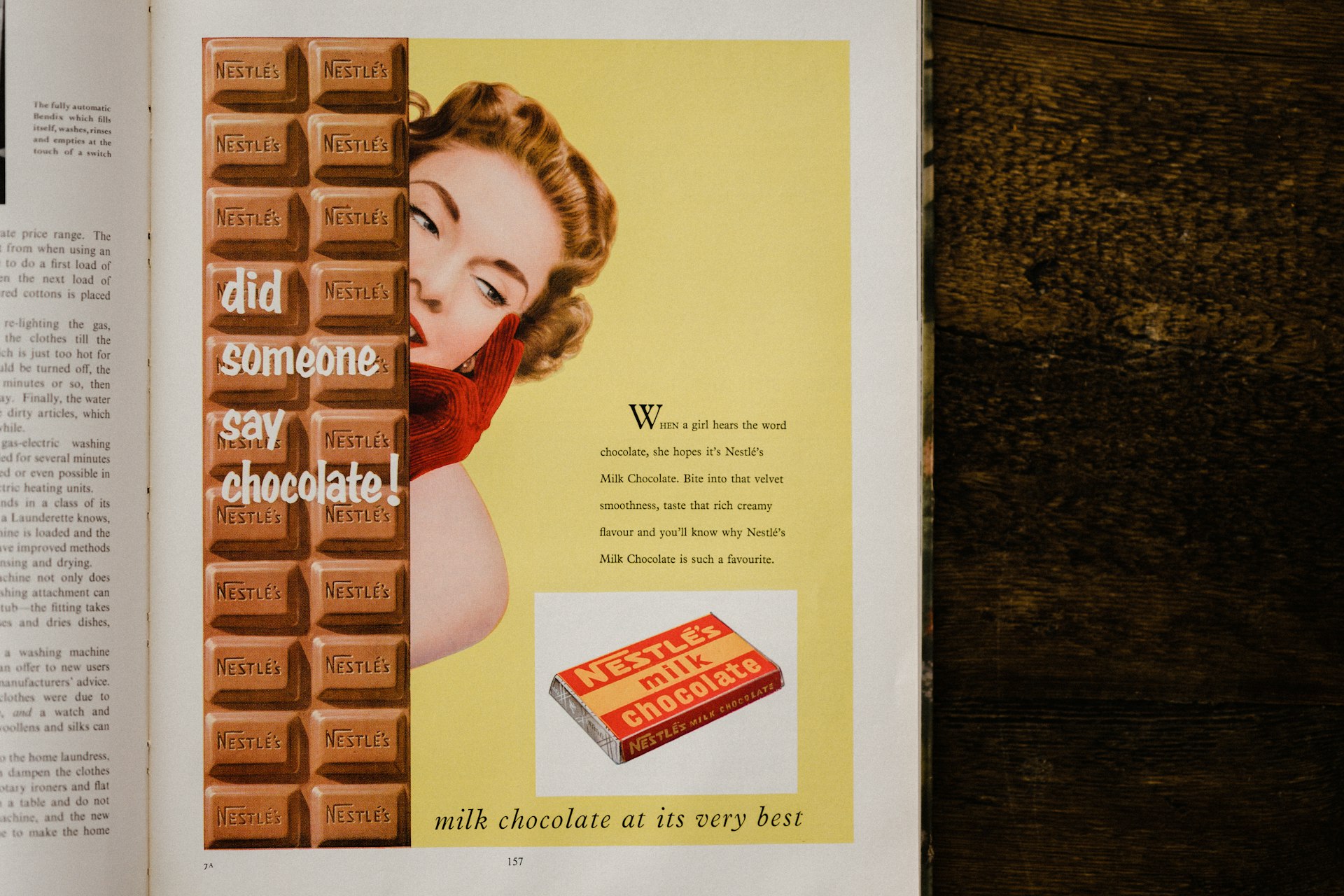 A magazine advert