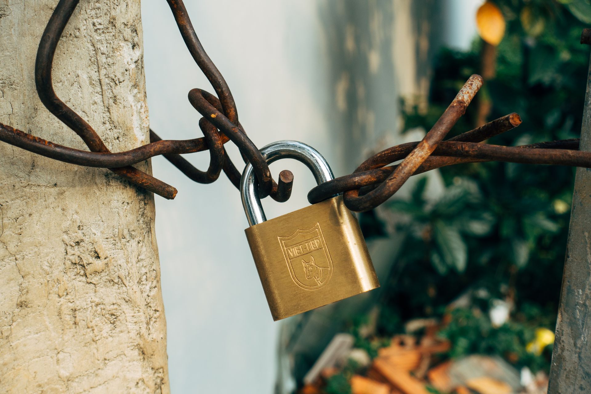 A padlock symbol for a secure site