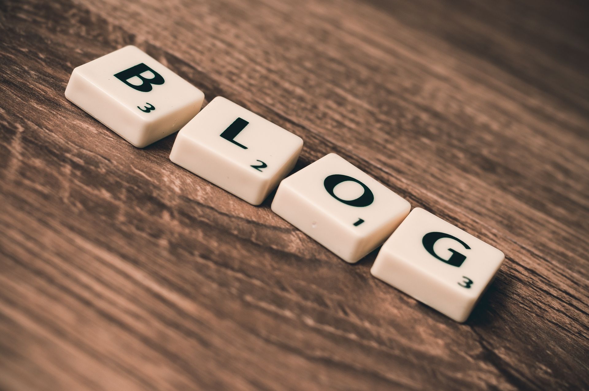 The blog section of a company website