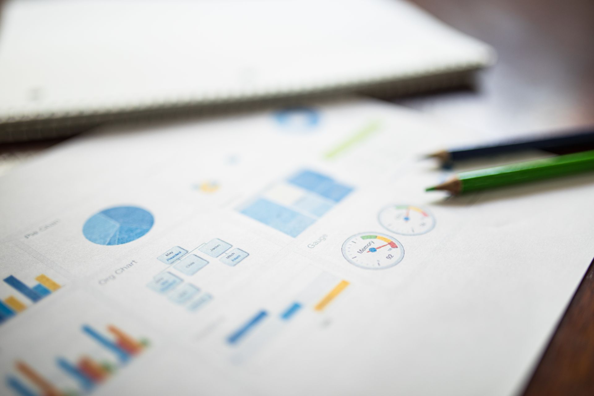 A prospect spreadsheet with metrics