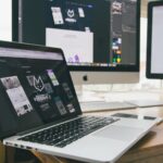Old and new website designs side by side