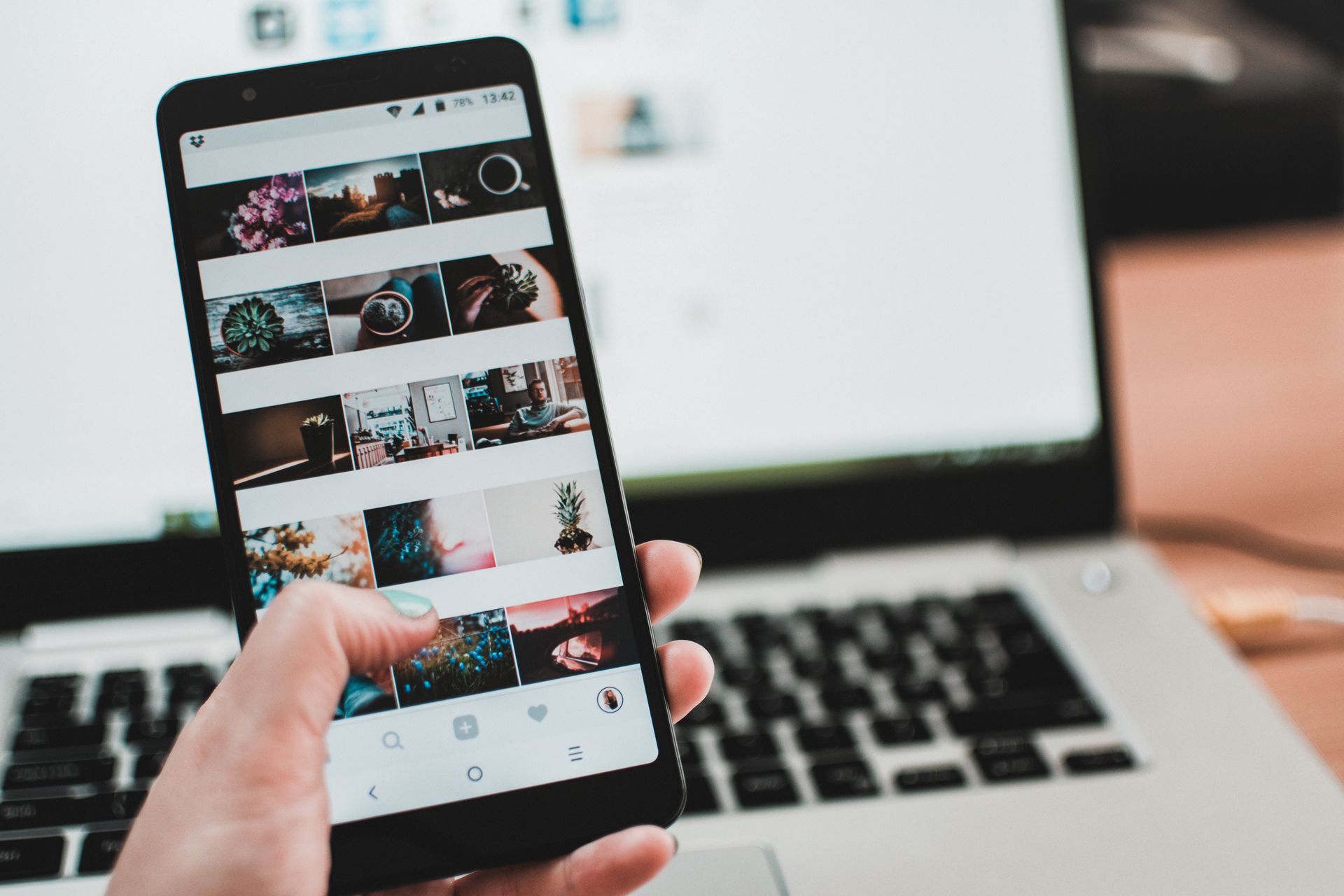 A social media feed