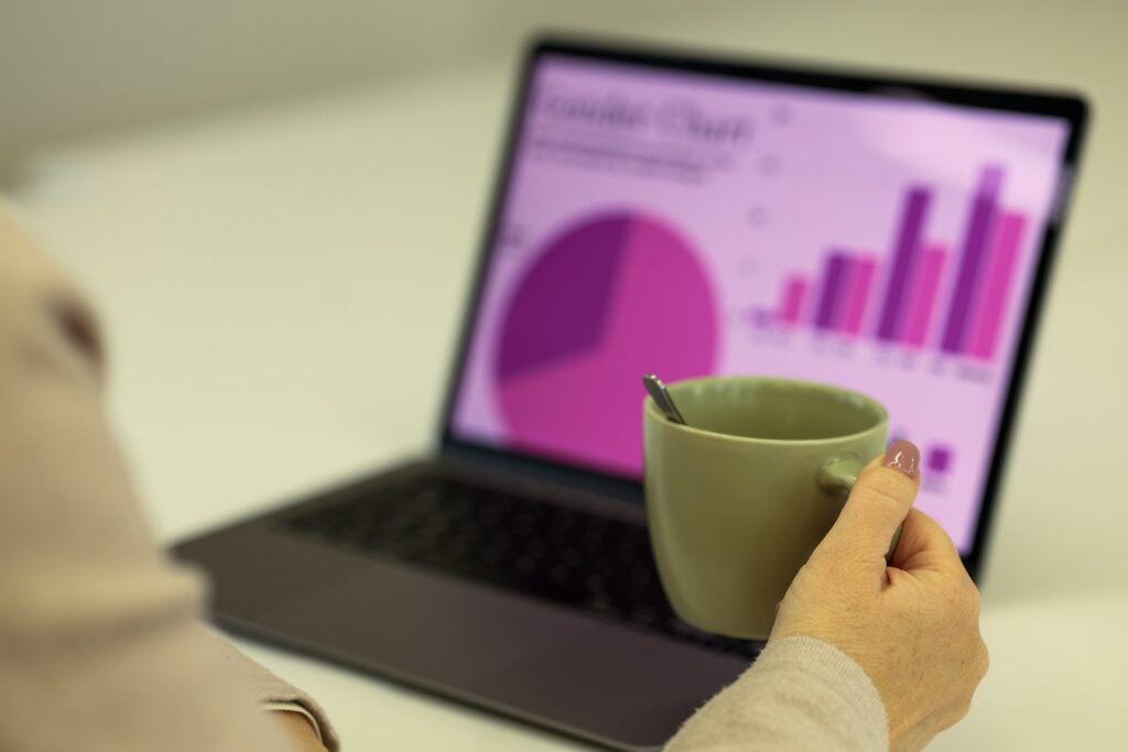 A personal finance article on a laptop screen