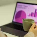 A personal finance article on a laptop screen