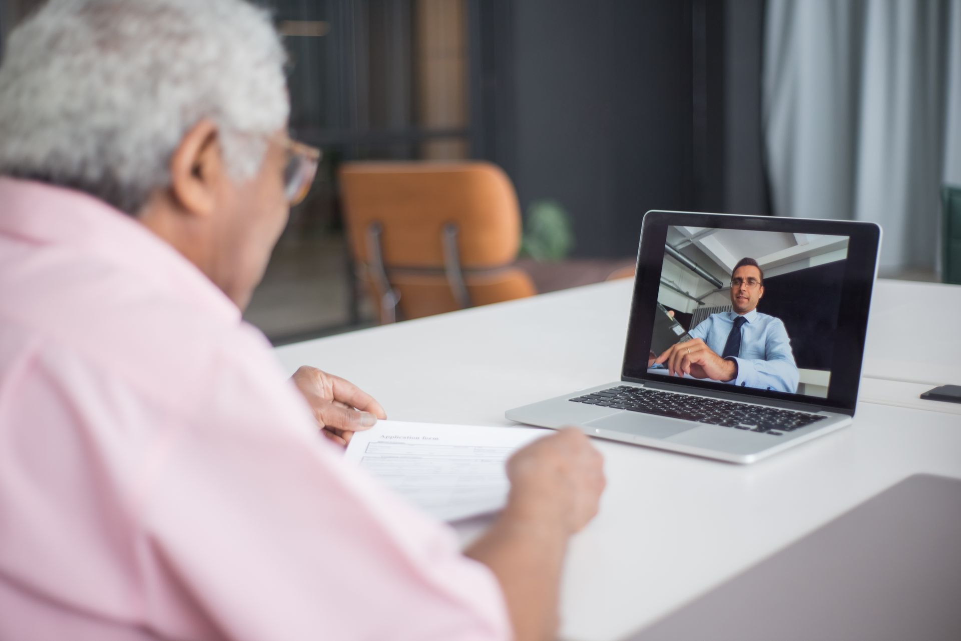 A video call