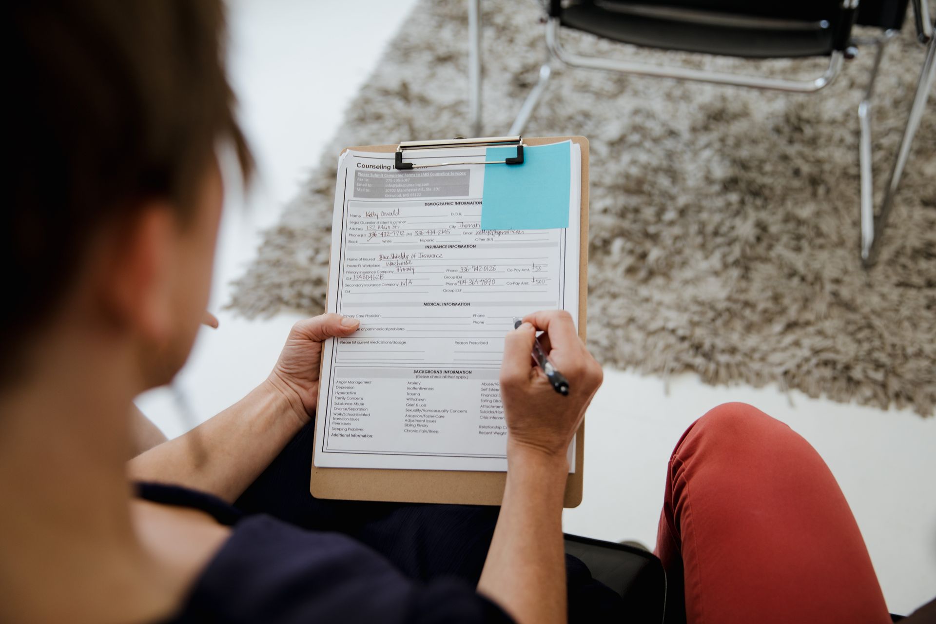 A registration data record