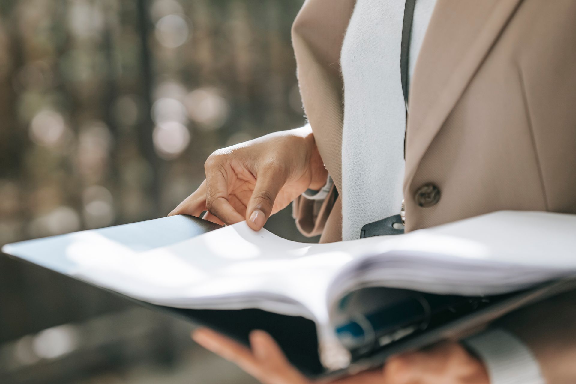 A site owner reviewing pages
