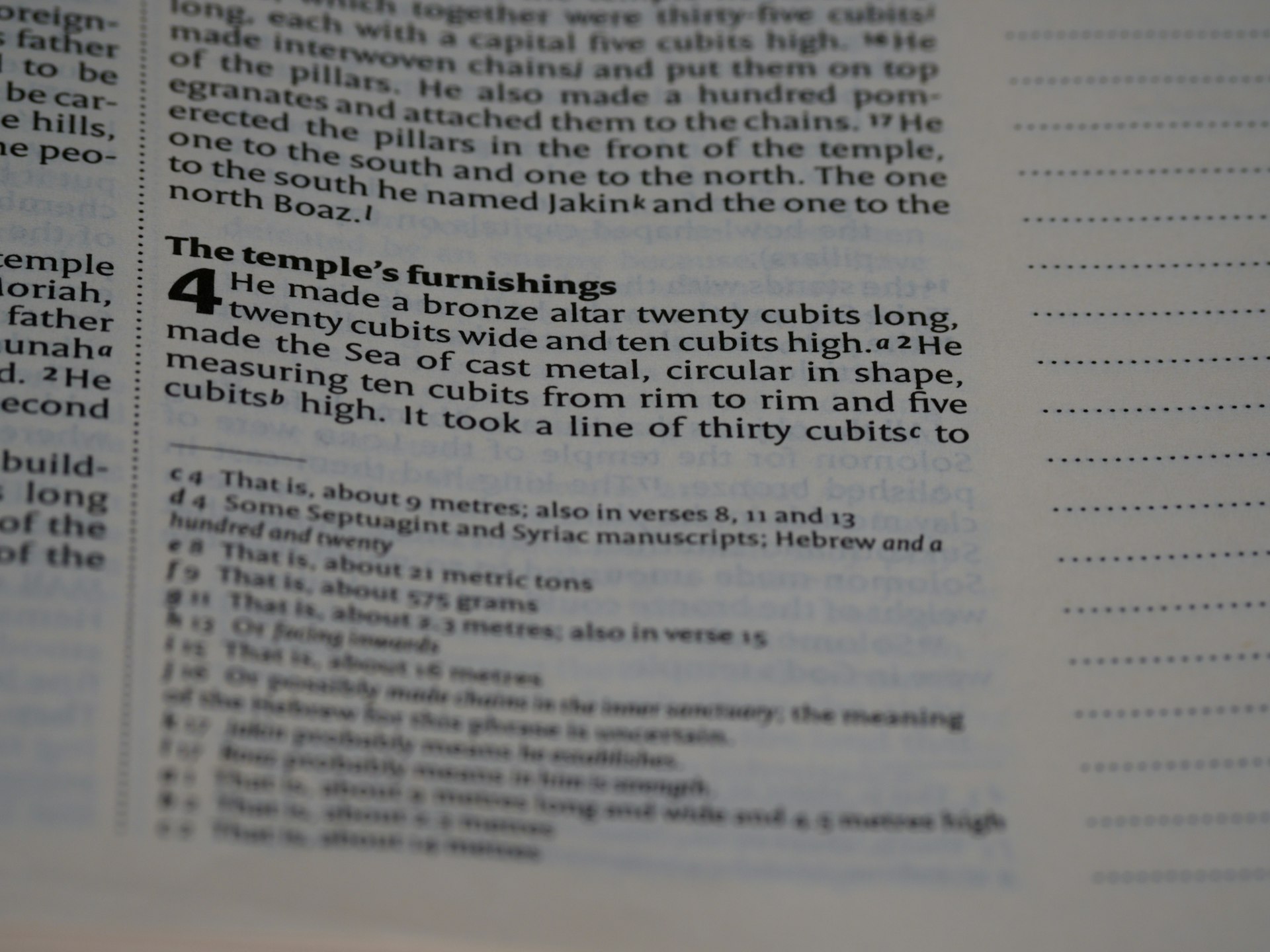 A reading settings checkbox