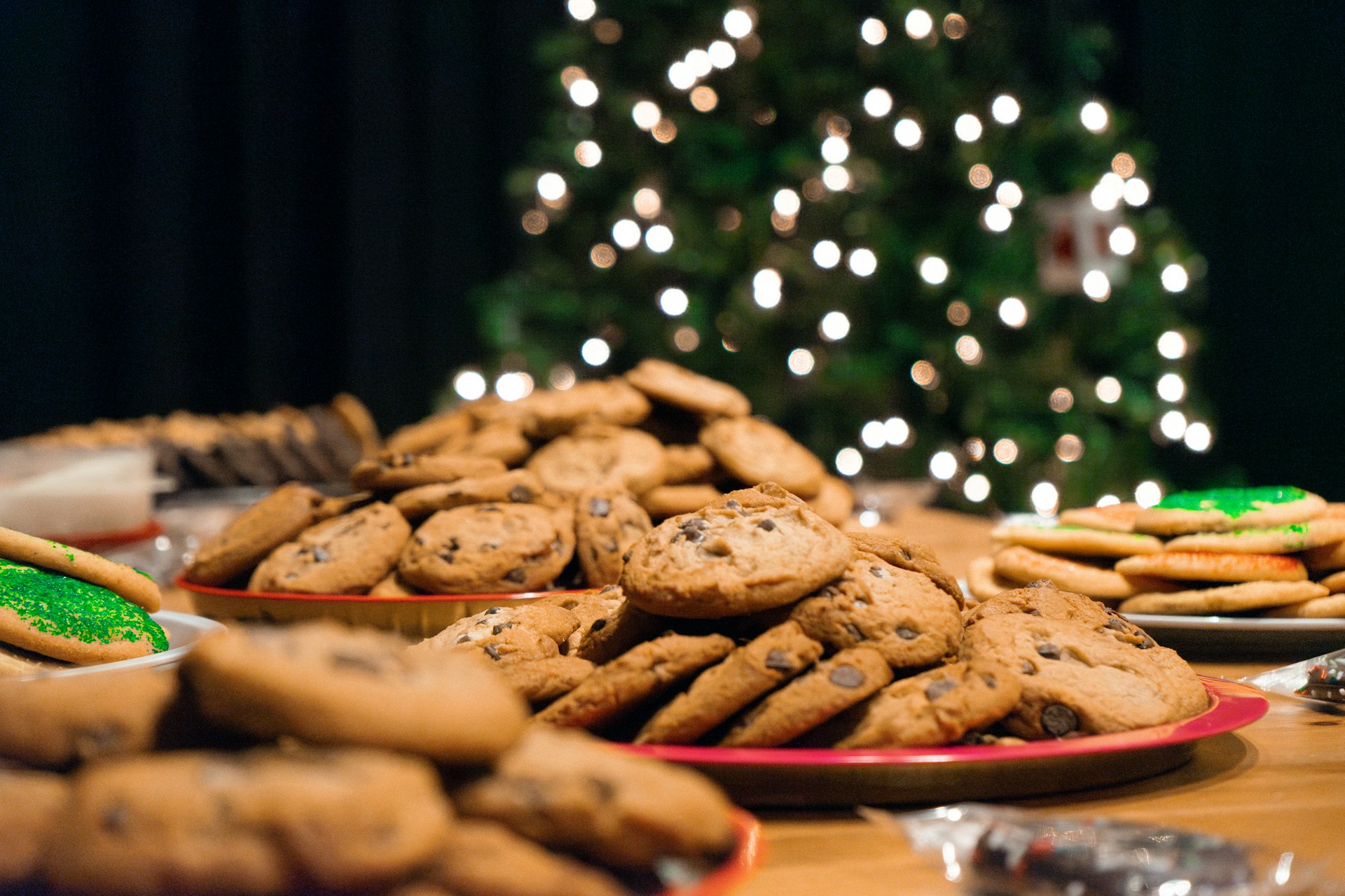 A cookies on plate