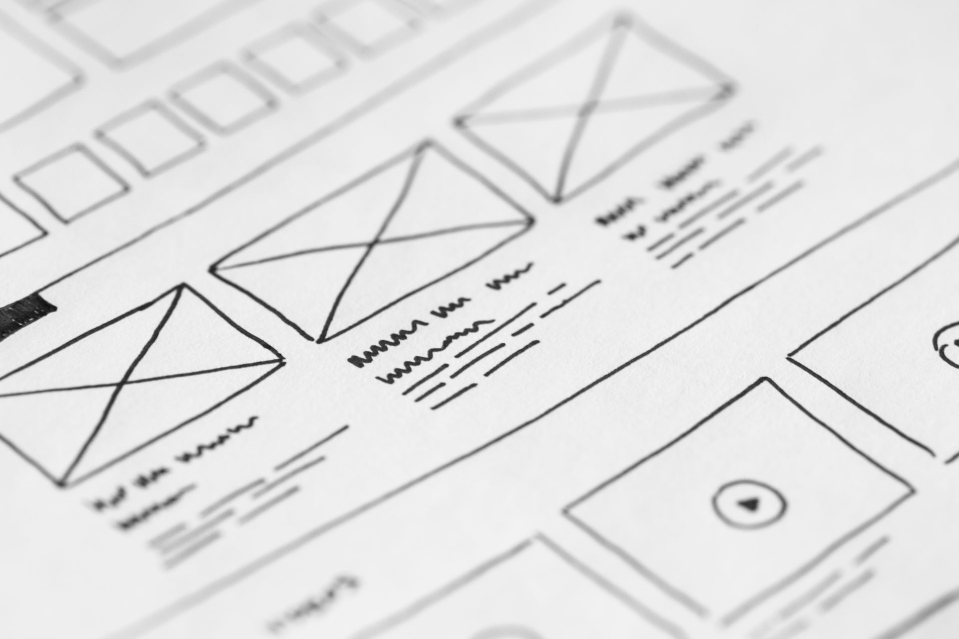 A website architecture tree diagram